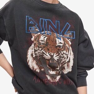 Anine Bing Tiger Sweatshirt size L